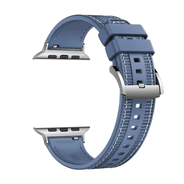 Techsuit - Watchband 35mm (W051) - Apple Watch 1/2/3/4/5/6/7/8/9/10/SE/SE 2/Ultra/Ultra 2 (42/44/45/46/49mm) - Dark Blue