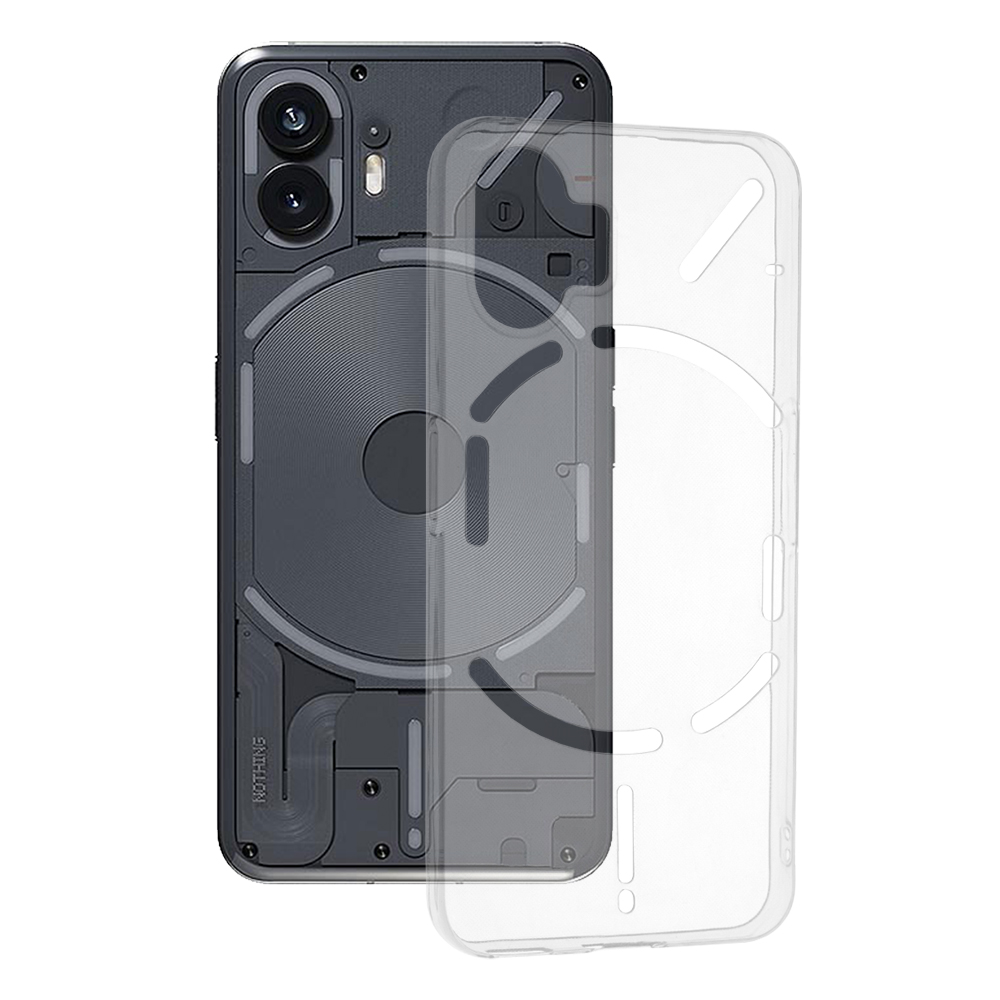 Techsuit - Clear Silicone Special Design - Nothing Phone (2) - Transparent