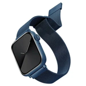 Uniq Dante Stainless Steel Strap for Apple Watch 1/2/3/4/5/6/7/8/SE/SE2 38/40/41mm - Blue