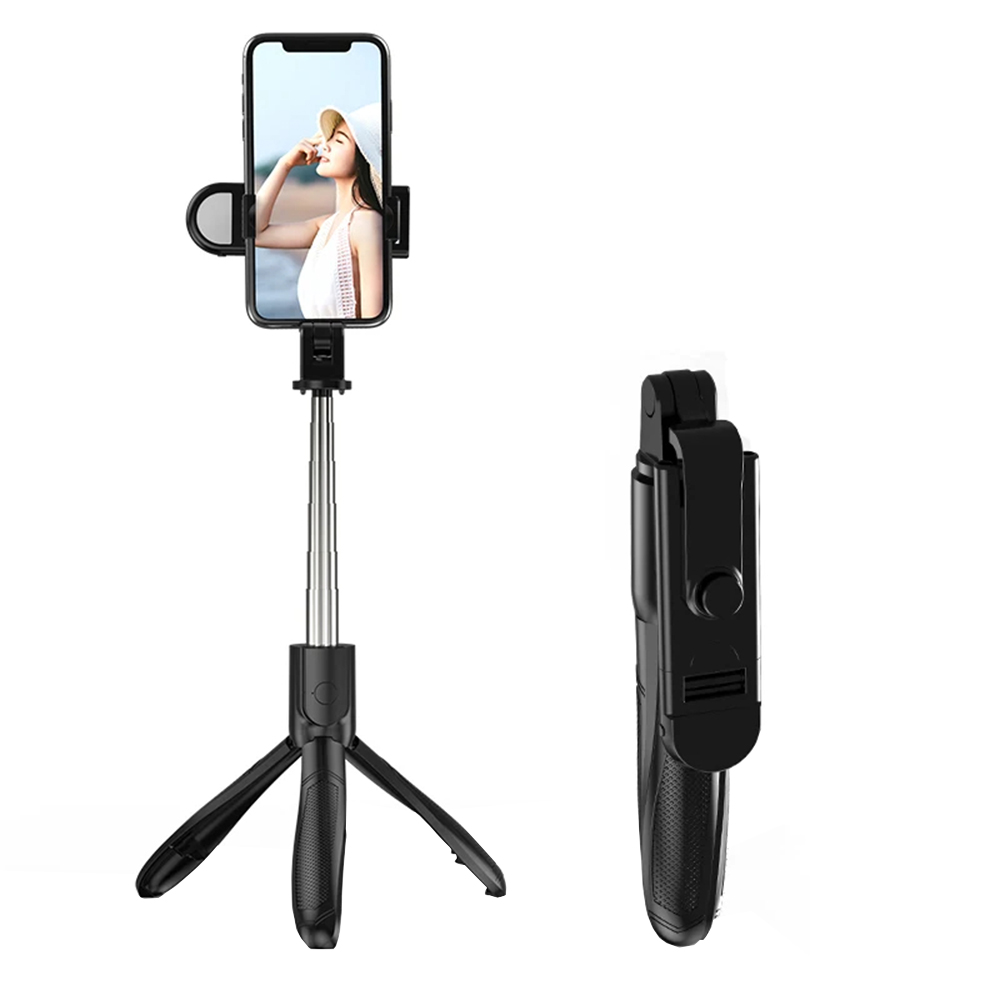 Techsuit - Selfie Stick (S01-S) - Compact Tripod Mount with Bluetooth Remote Control