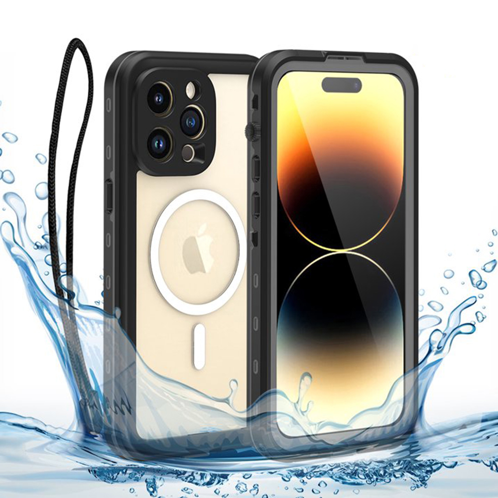 ShellBox - Waterproof IP68 Case - iPhone 14 Pro - Black