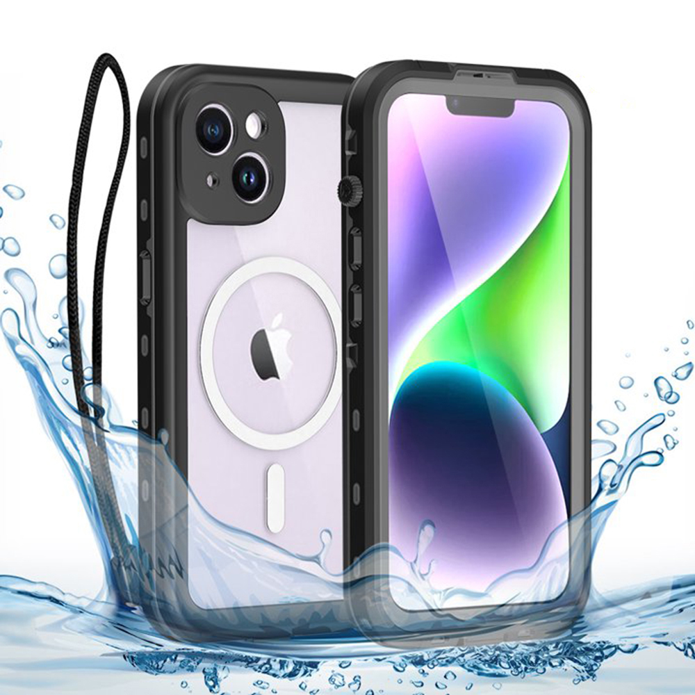 ShellBox - Waterproof IP68 Case - iPhone 14 Plus - Black