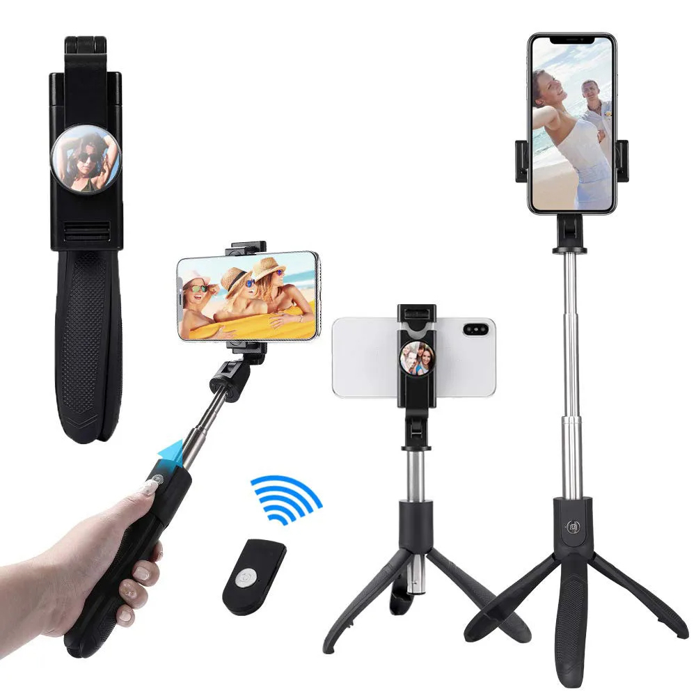 Techsuit - Selfie Stick (K06) - Stable Tripod with Bluetooth Remote Control