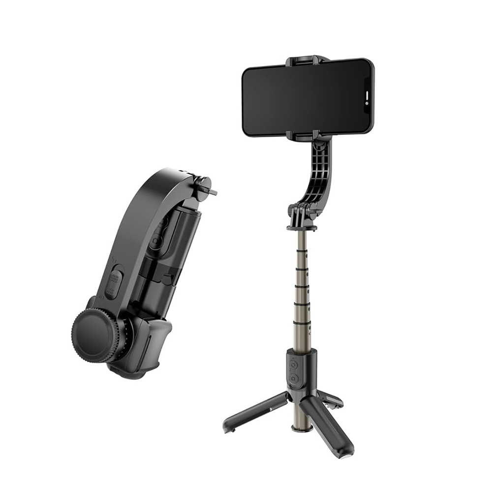 Techsuit - Mini Selfie Stick (L08Mini) - Stable Gimbal/Tripod with Removable Wireless Remote