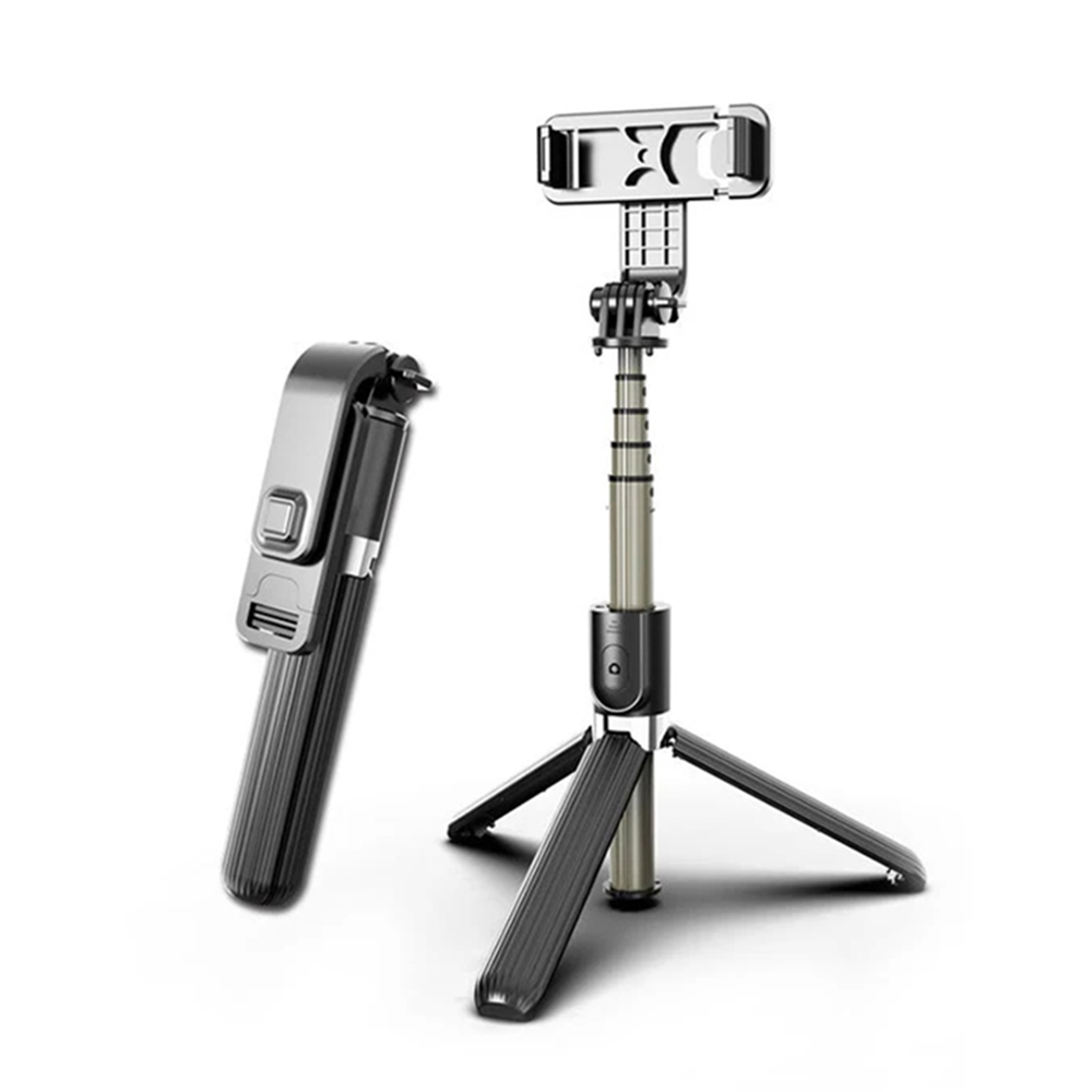 Techsuit - Selfie Stick (L03) - Stable Tripod with Bluetooth Remote Control