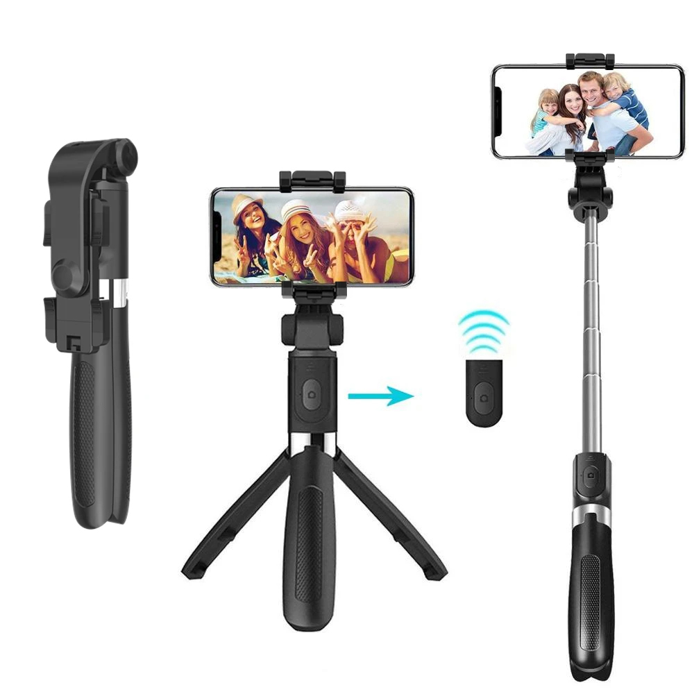 Techsuit - Selfie Stick (L01) - Tripod Stable Mount with Extendable Arm