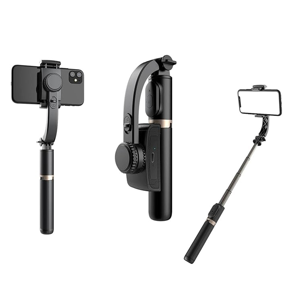 Techsuit - Selfie Stick (Q08) - Anti-Shake Tripod with Bluetooth Remote Control