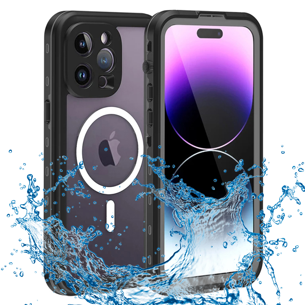 ShellBox - Waterproof IP68 Case - iPhone 14 Pro Max - Black