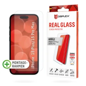 Displex - Premium Real Glass 2D - iPhone 16 Pro Max - Clear