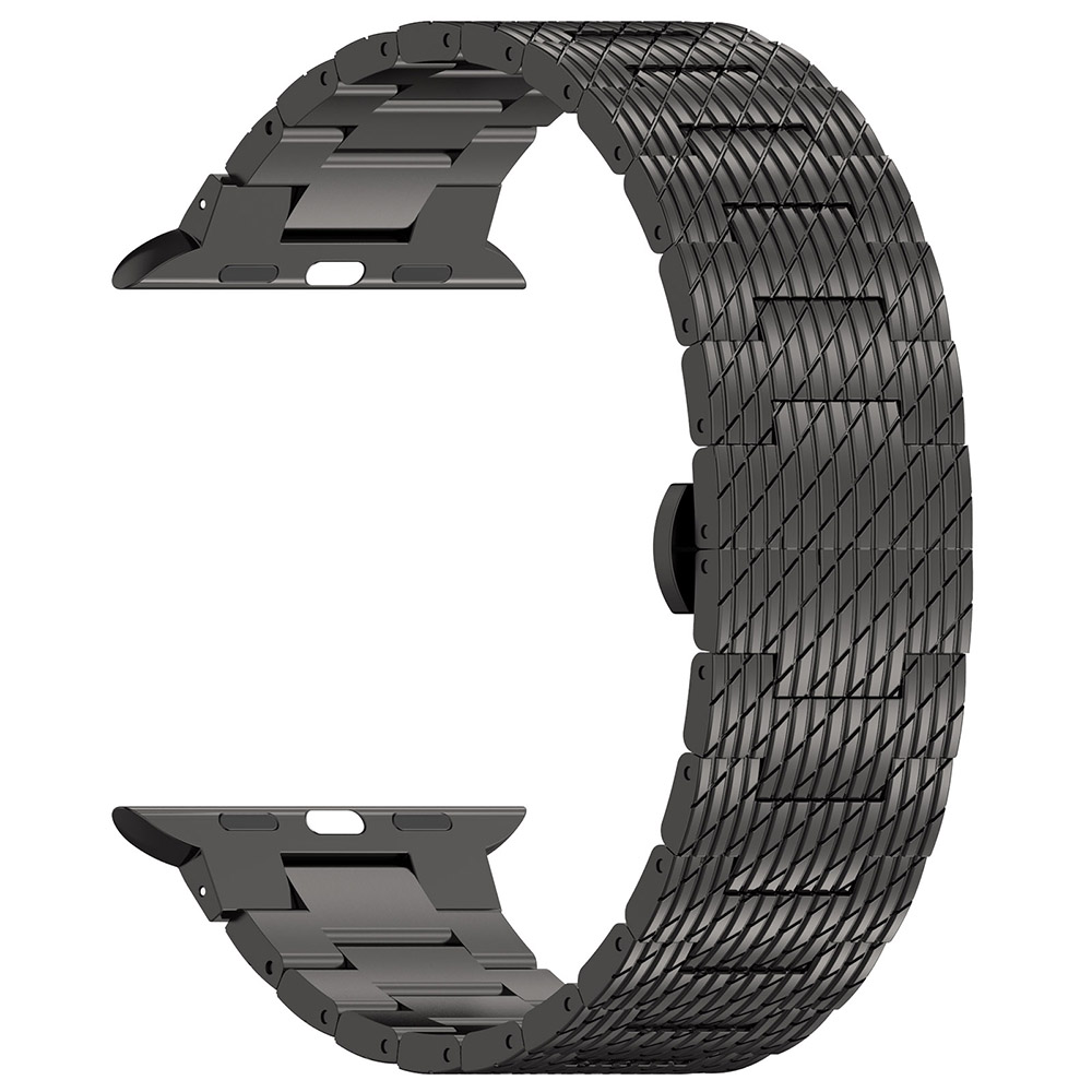 Techsuit - Watchband 35mm (W052) - Apple Watch 1/2/3/4/5/6/7/8/9/10/SE/SE 2/Ultra/Ultra 2 (42/44/45/46/49mm) - Black