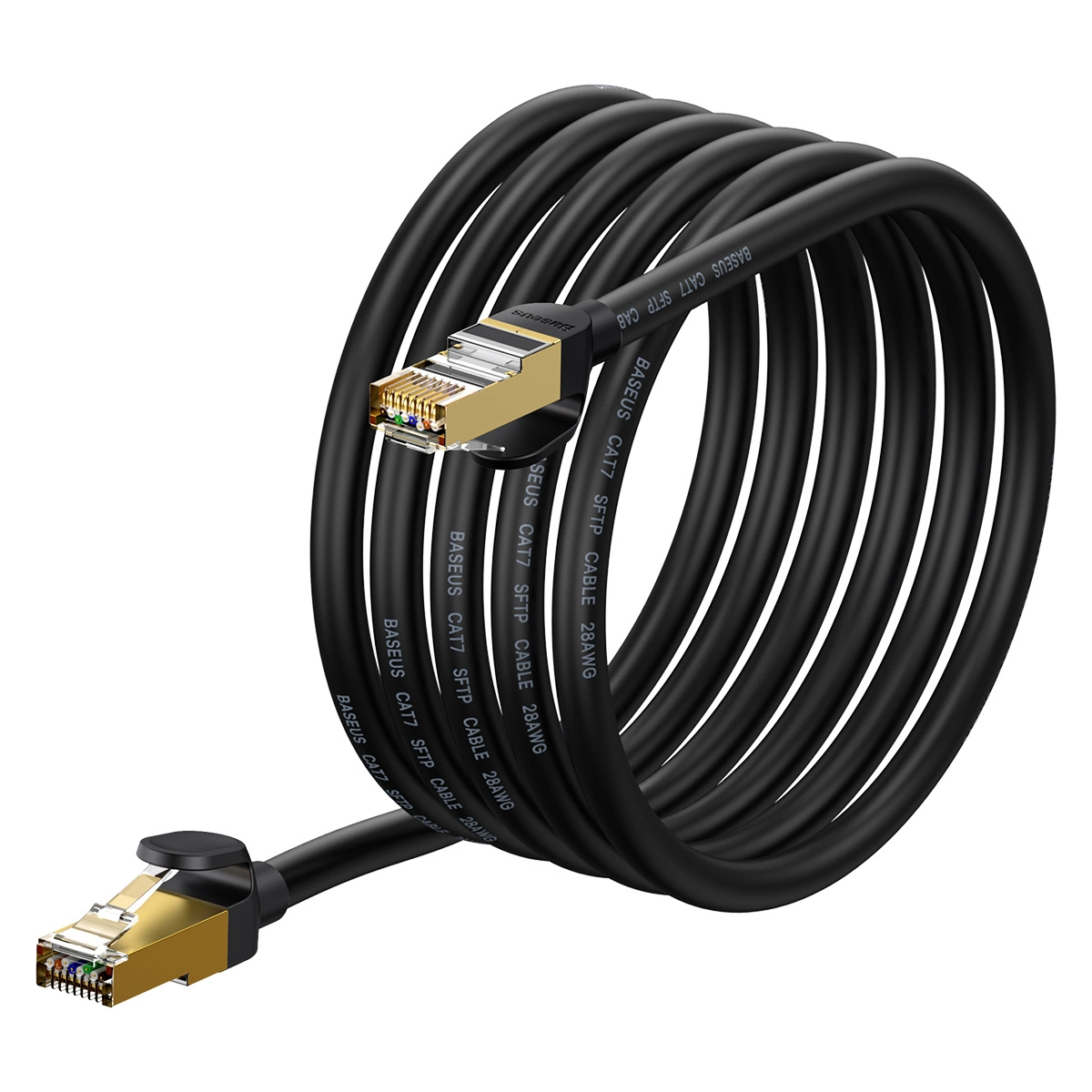 Baseus Speed Seven network cable RJ45 10Gbps 3m black (WKJS010401)