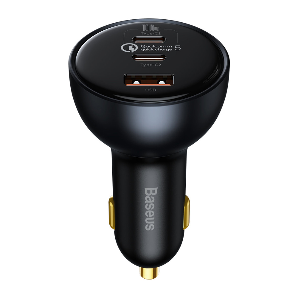 Baseus - Car Charger (TZCCZM-0G) - 2xType-C