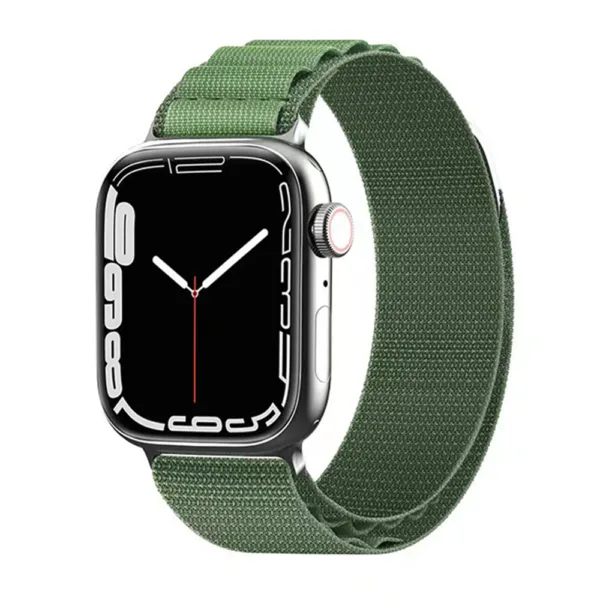 Techsuit - Watchband (W037) - Apple Watch 1/2/3/4/5/6/7/8/9/10/SE/SE 2 (38/40/41/42mm) - Army Green