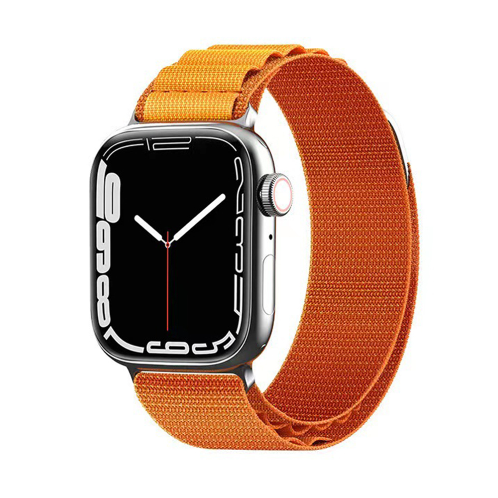 Techsuit - Watchband (W037) - Apple Watch 1/2/3/4/5/6/7/8/9/10/SE/SE 2 (38/40/41/42mm) - Orange