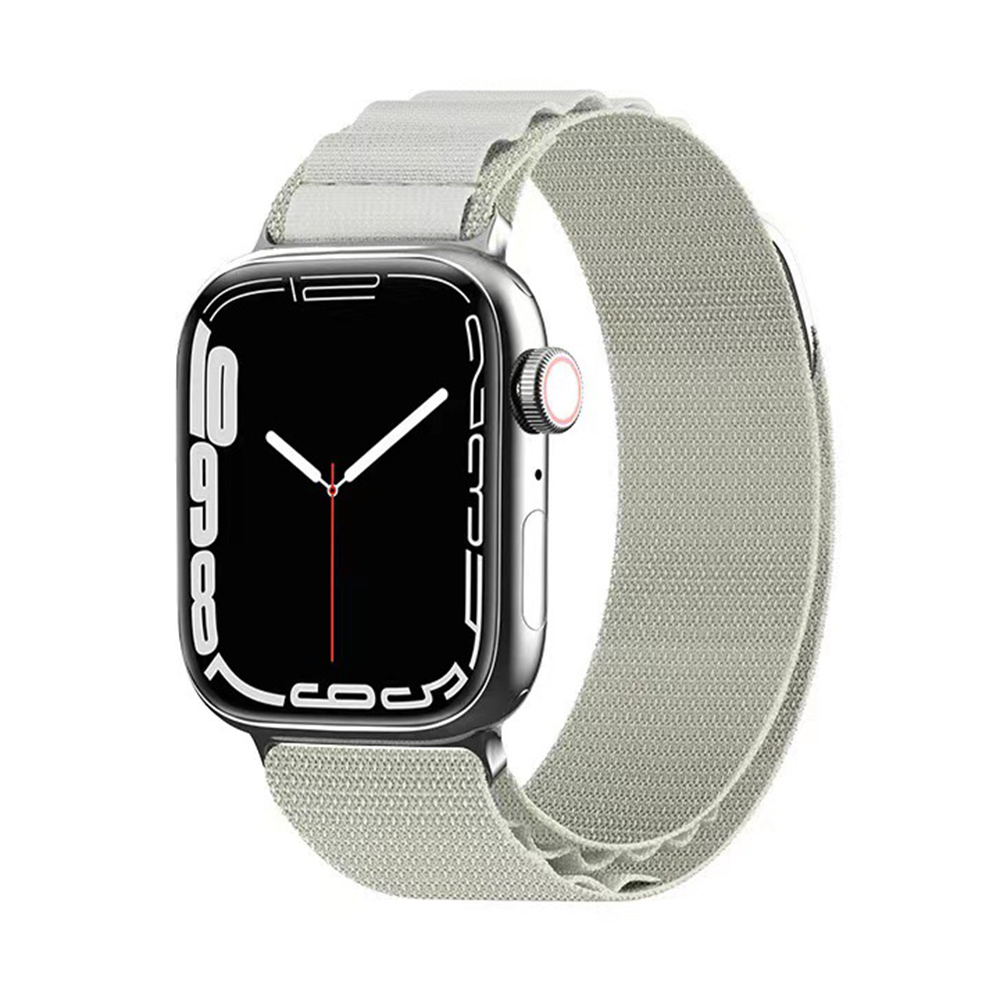 Techsuit - Watchband (W037) - Apple Watch 1/2/3/4/5/6/7/8/9/10/SE/SE 2 (38/40/41/42mm) - Star White