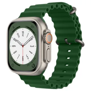 Techsuit - Watchband (W038) - Apple Watch 1/2/3/4/5/6/7/8/9/10/SE/SE 2 (38/40/41/42mm) - Army Green