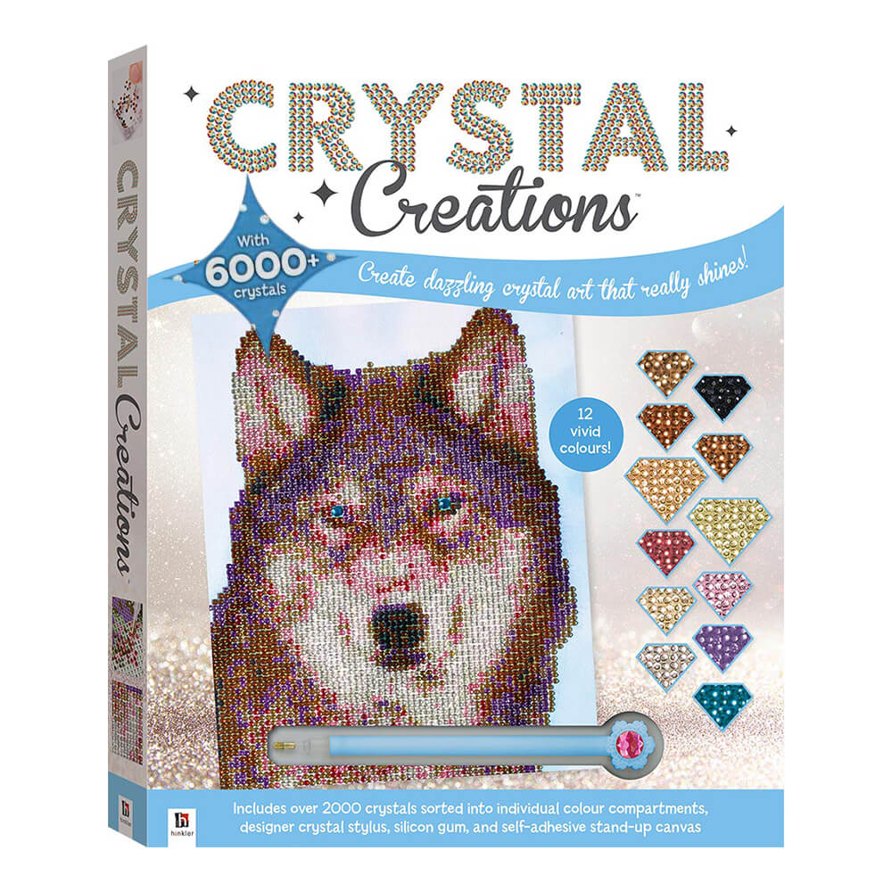 Crystal Creations: Wolf in Snow