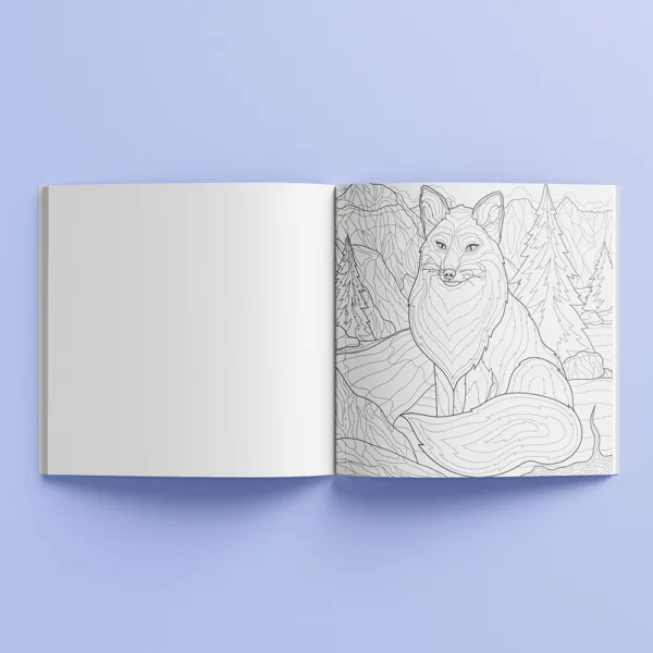 Art Maker Square Colouring Books: Amazing Animals Colouring Book - Image 2