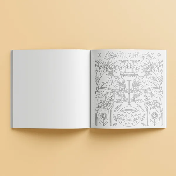 Art Maker Square Colouring Books: Nordic Colouring Book - Image 2