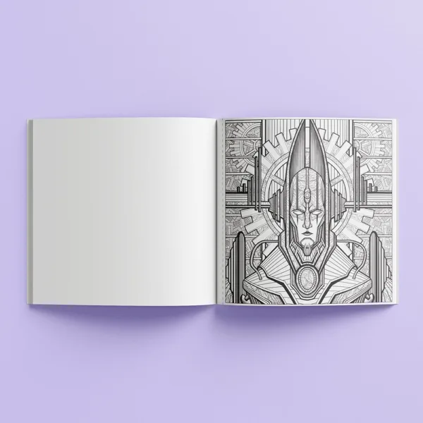 Art Maker Colourmorphic Colouring Book: Future Verse - Image 2