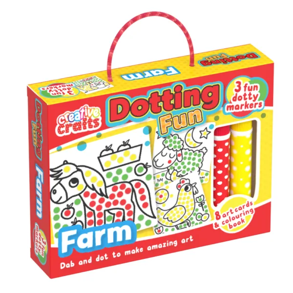 Kids Craft Kits: Dotting Fun: Farm