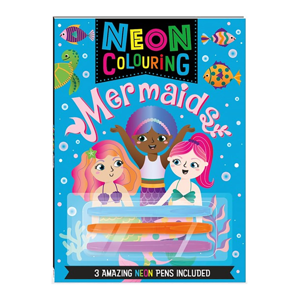 Neon Colouring 8: Mermaids