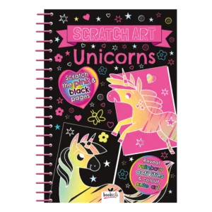 Scratch Art Fun - Black and Colour: Unicorns