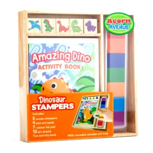 Wooden Stamper Sets: Dinosaurs