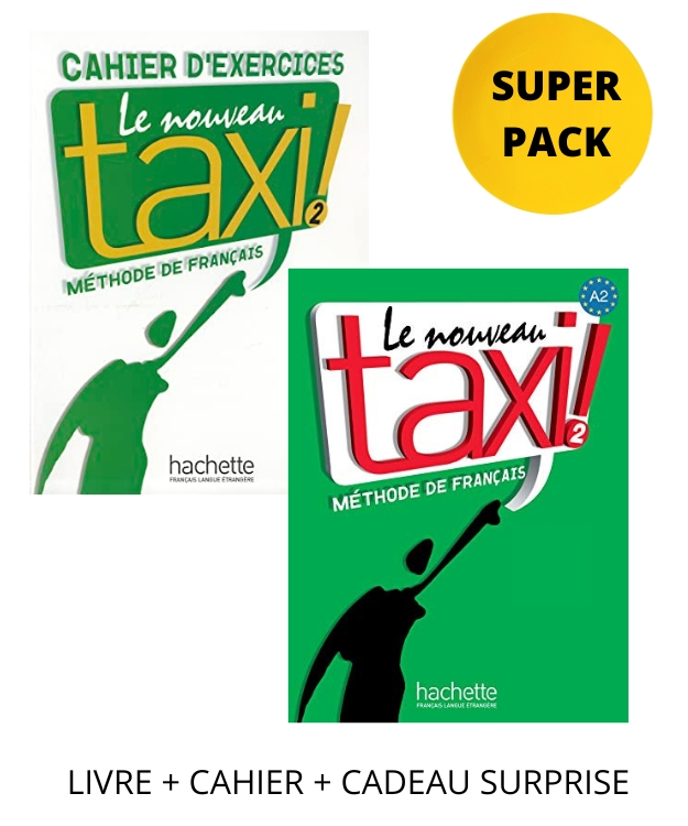 LE NOUVEAU TAXI! 2 SUPER PACK (LIVRE + CAHIER + CADEAU SURPRISE)