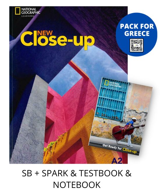 NEW CLOSE-UP A2 PACK FOR GREECE (SB + SPARK   TESTBOOK   NOTEBOOK)