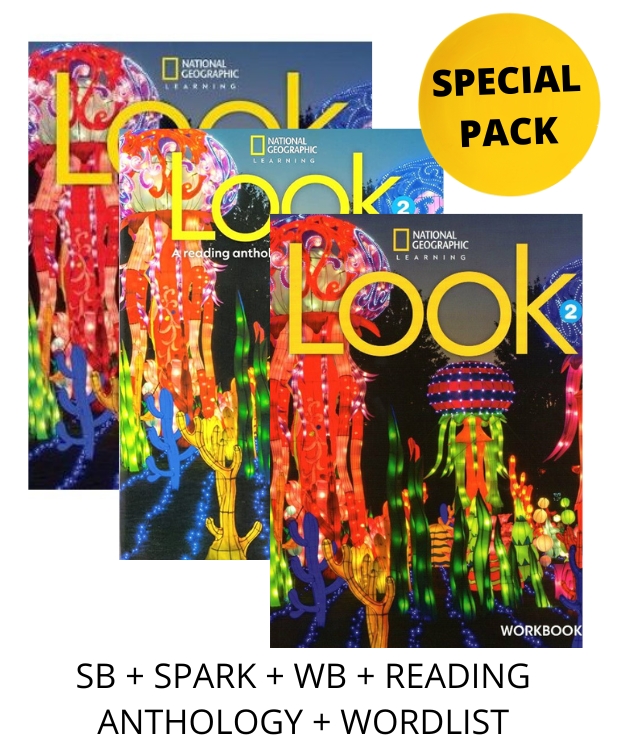 LOOK 2 SPECIAL PACK FOR GREECE (SB + SPARK + WB + READING ANTHOLOGY   WORDLIST) BRIT. ED