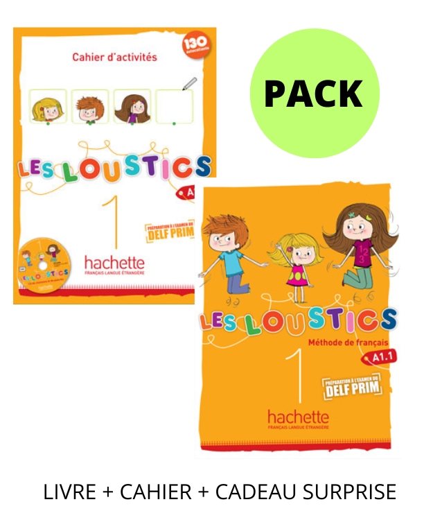 LES LOUSTICS 1 PACK (LIVRE + CAHIER + LIVRET DE LECTURE + CADEAU SURPRISE)