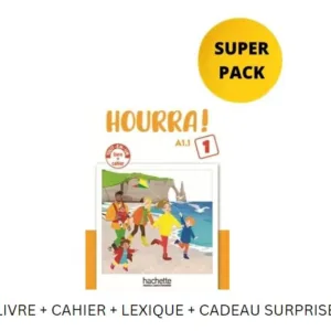 HOURRA! MINI 1 SUPER PACK (LIVRE + CAHIER + LEXIQUE + CADEAU SURPRISE)