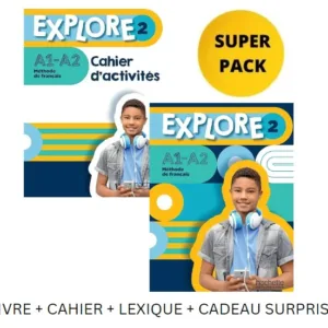 EXPLORE 2 SUPER PACK (LIVRE + CAHIER + LEXIQUE + CADEAU SURPRISE)