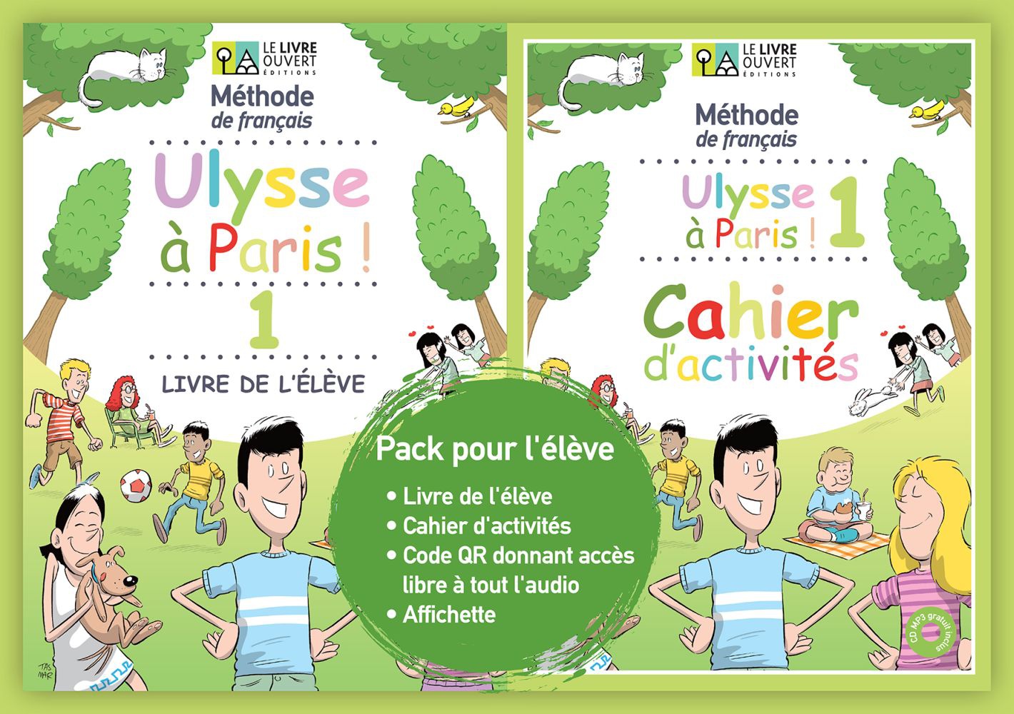 ULYSSE A PARIS 1 PACK ELEVE (LE + CA + AFFICHETTE)