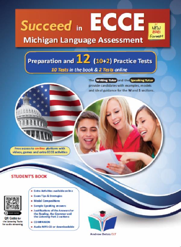 SUCCEED IN MICHIGAN ECCE 12 PRACTICE TESTS 2021 FORMAT