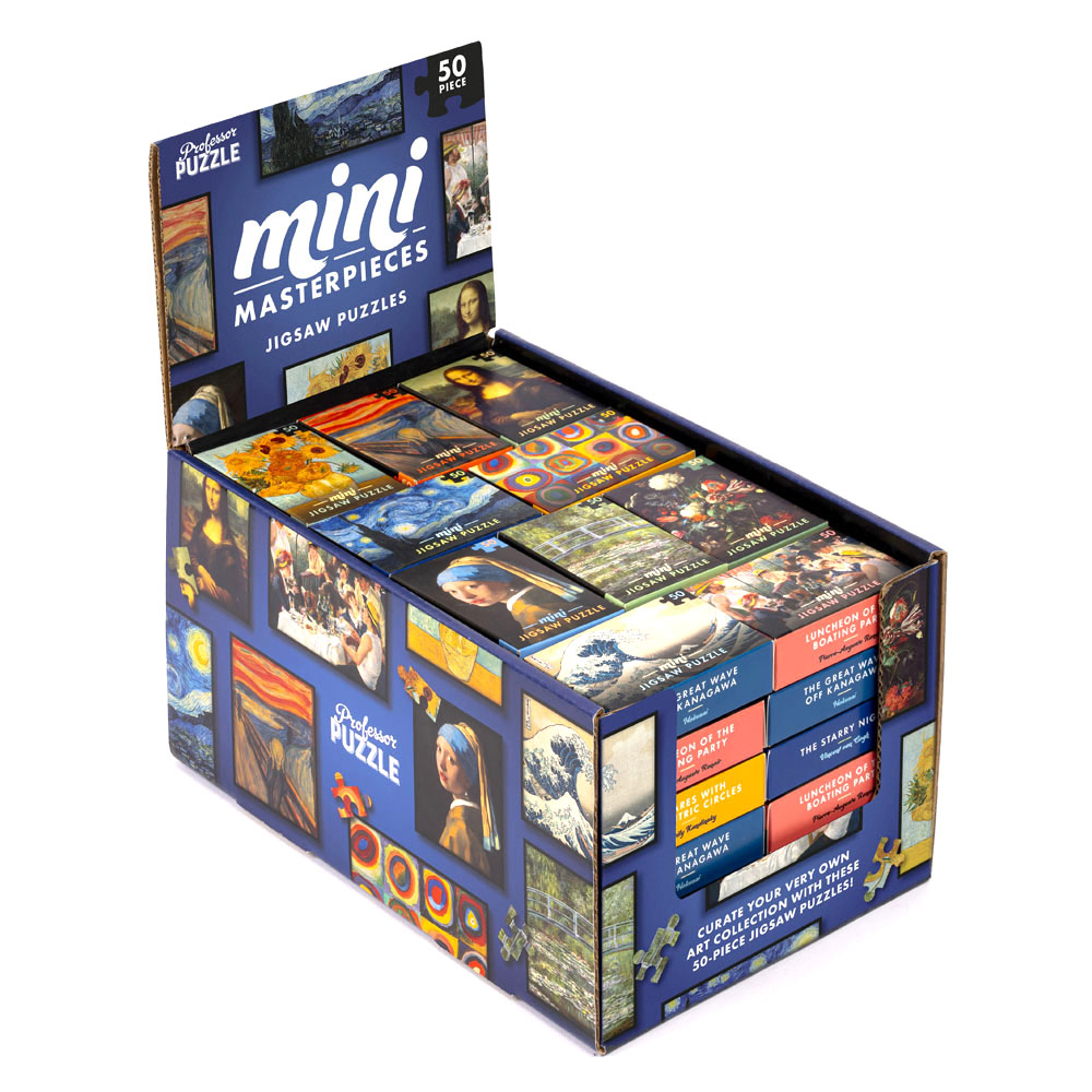 Mini Masterpieces 50 pcs Jigsaws - 10 Designs