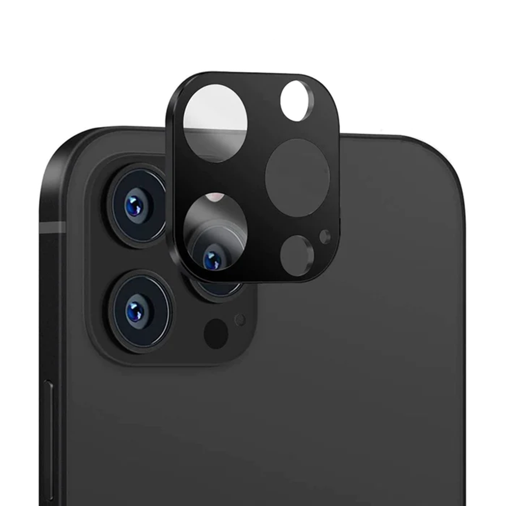 Techsuit - Full Camera Glass - iPhone 14 Pro / iPhone 14 Pro Max - Black