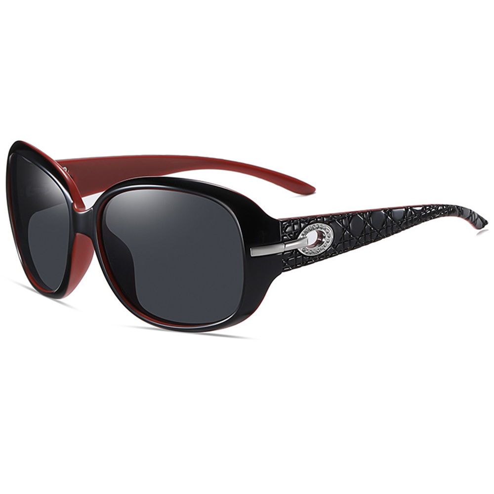 Techsuit - Sunglasses Polarized PC (2012) - UV Protection - Black / Red / Gray