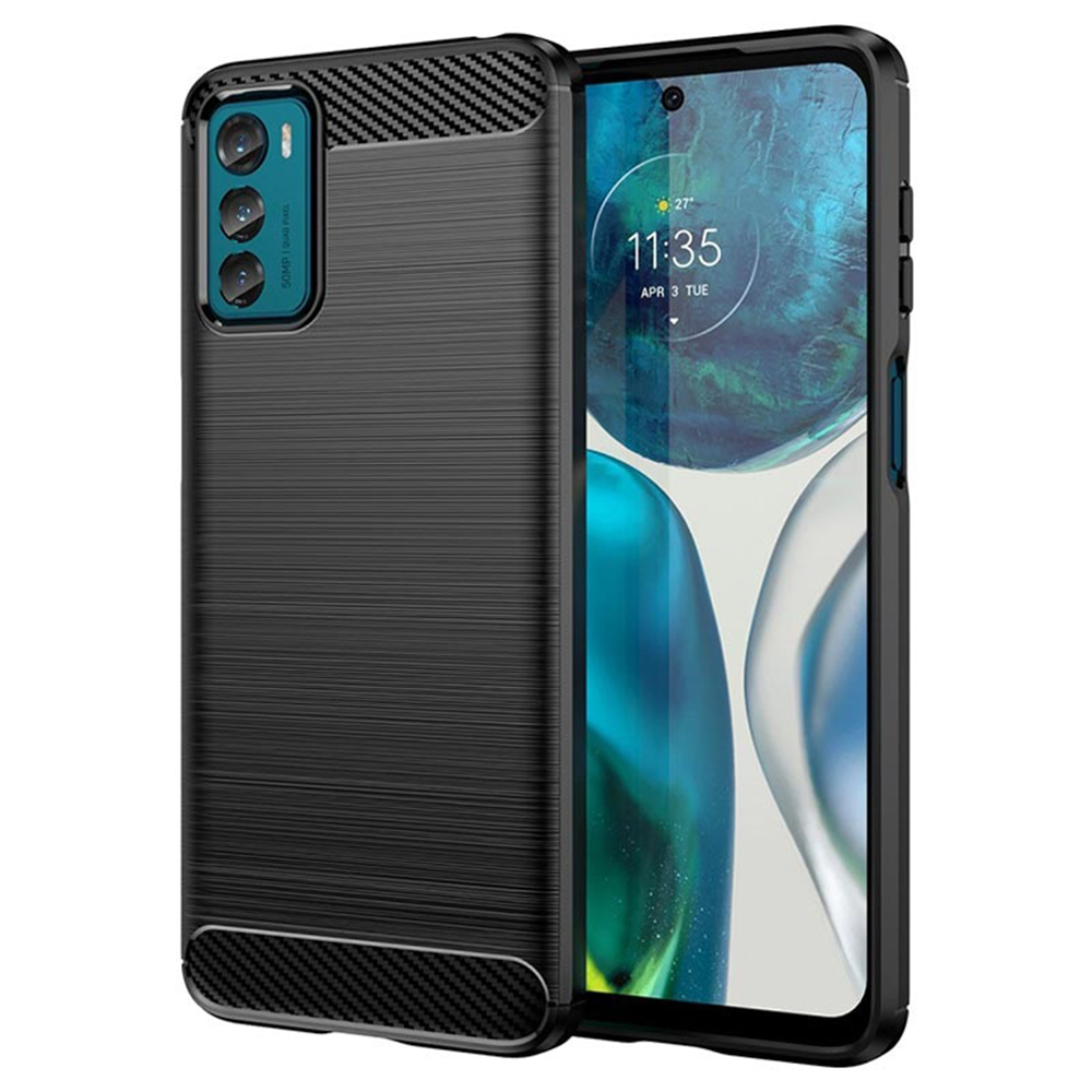 Techsuit - Carbon Silicone - Motorola Moto G42 - Black