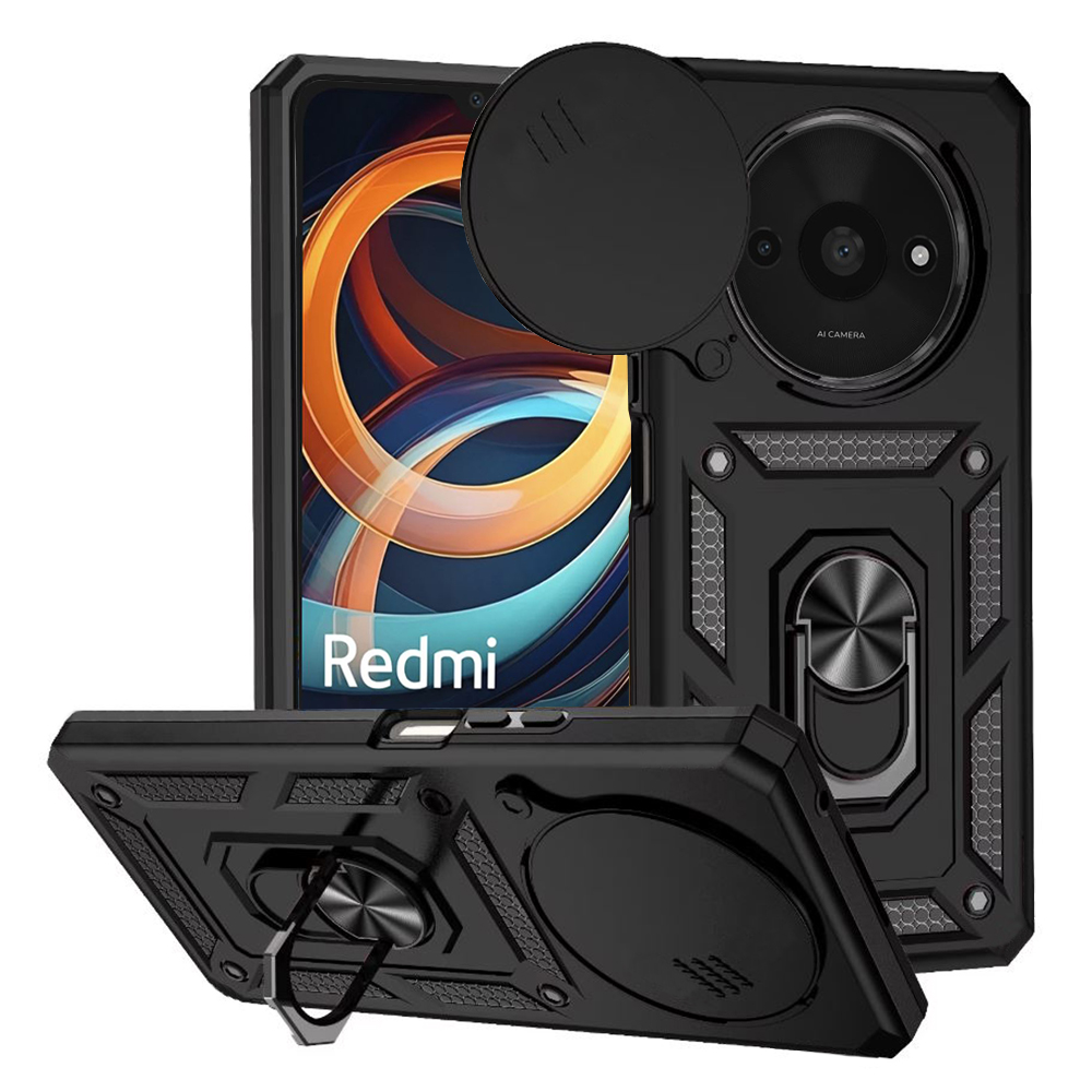 Techsuit - CamShield Series - Xiaomi Redmi A3 - Black