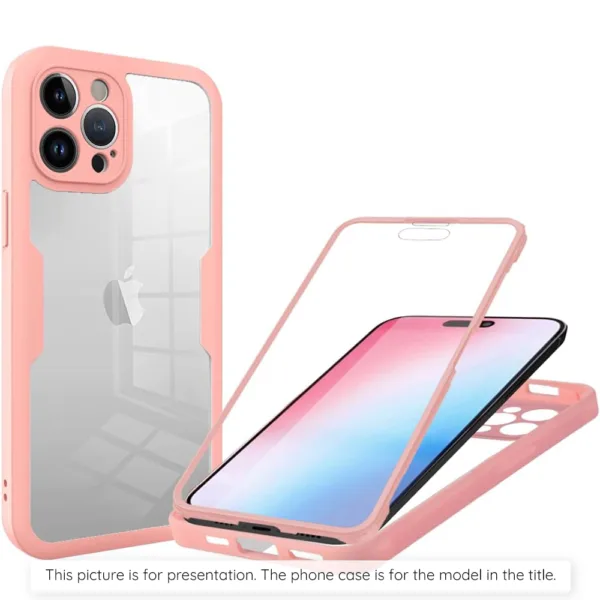 Techsuit - ColorVerse 360 Series + Screen Protector - Xiaomi 14T Pro - Pink