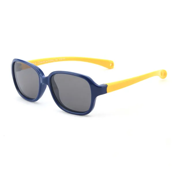 Techsuit - Sunglasses Polarised (8192-C12) - for Babies - Dark Blue / Yellow