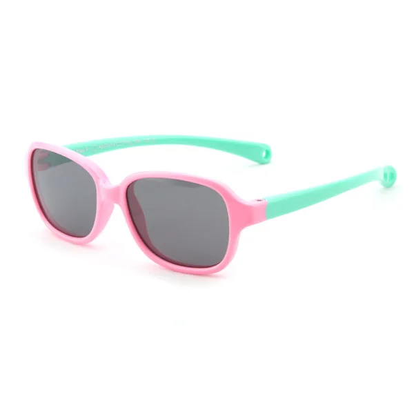 Techsuit - Sunglasses Polarised (8192-C3) - for Babies - Pink / Green