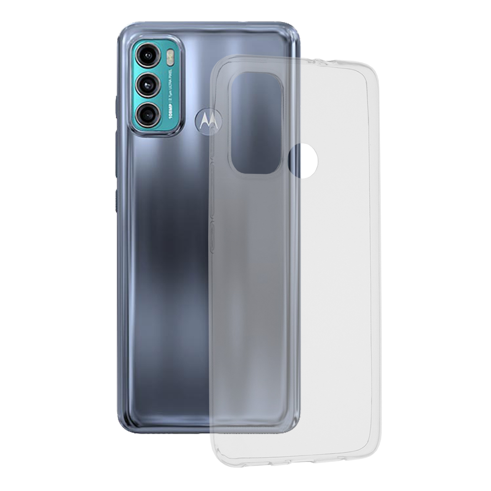 Techsuit - Clear Silicone - Motorola Moto G60 - Transparent