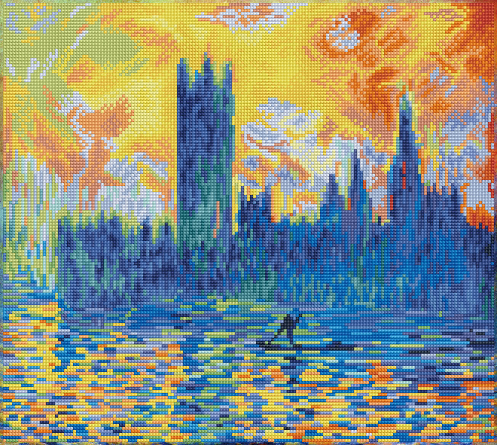 London Parliament in Winter (apres Monet)