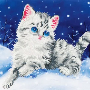 Kitten in the Snow