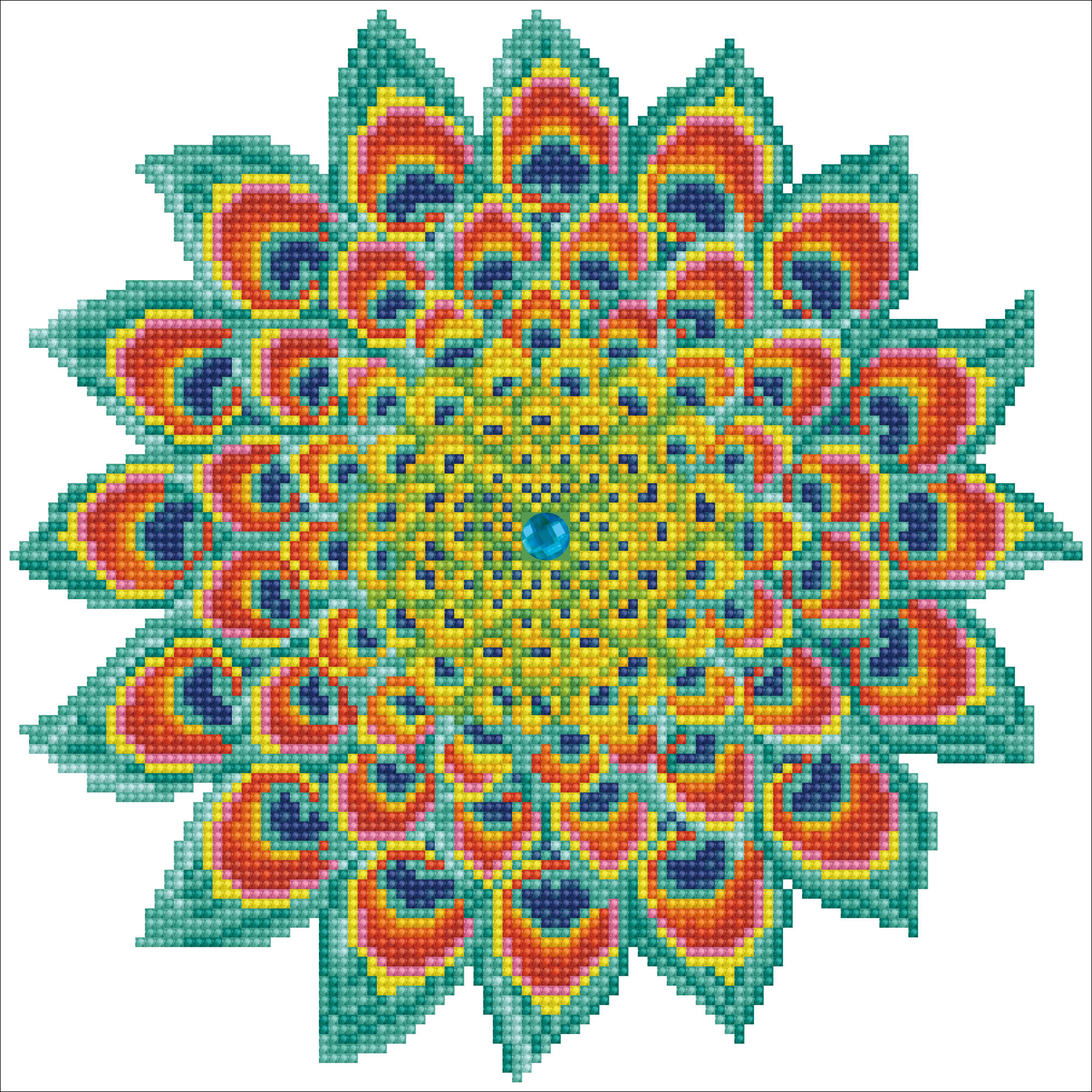 Peacock Mandala