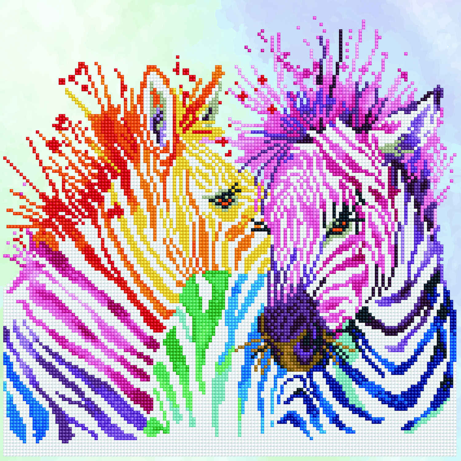 Rainbow Zebras