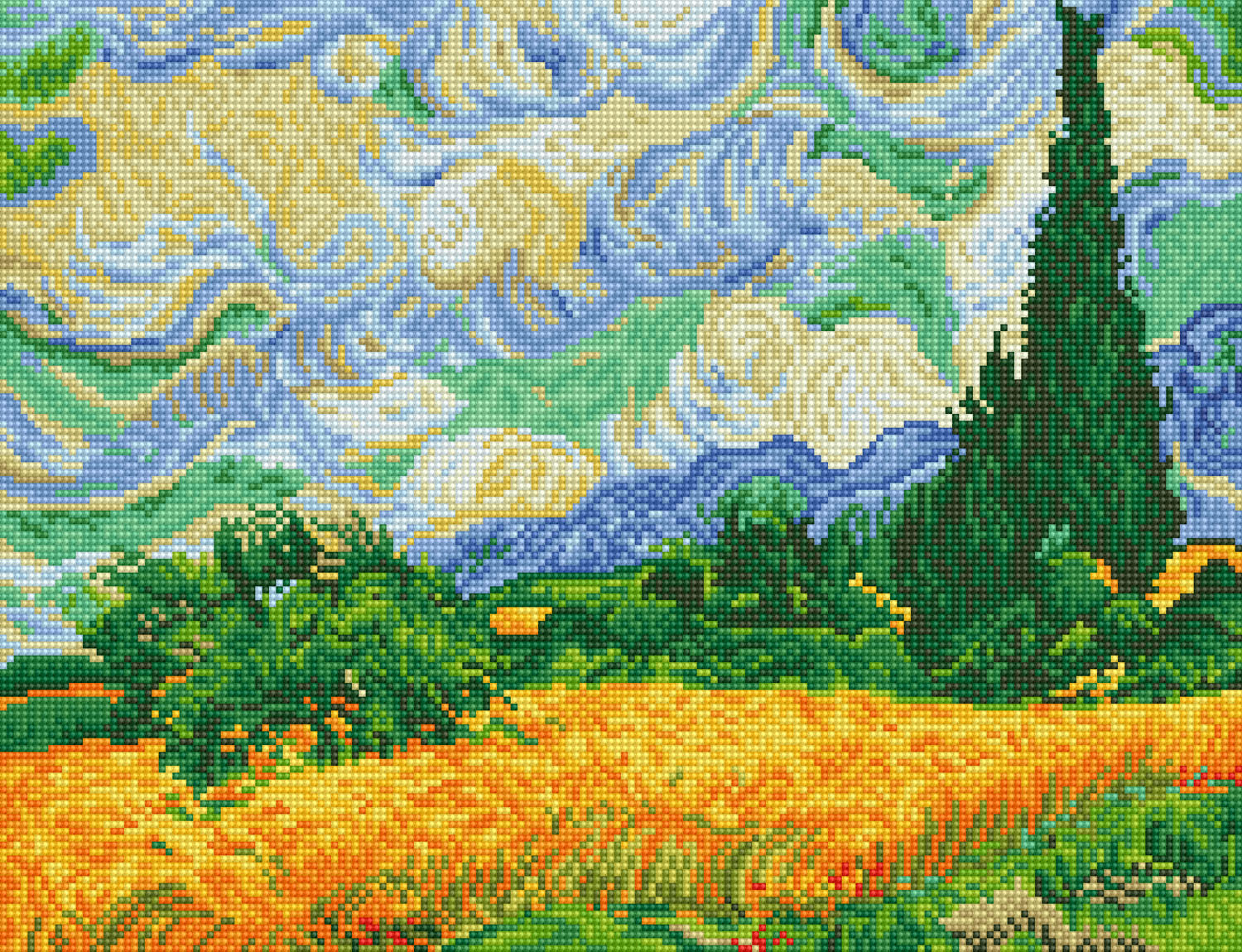 Wheat Fields(Van Gogh)